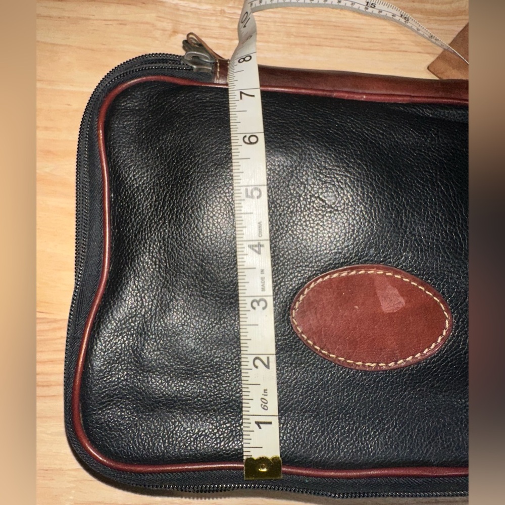 Black and Brown Leather Men's Bag - Picture 9 of 10